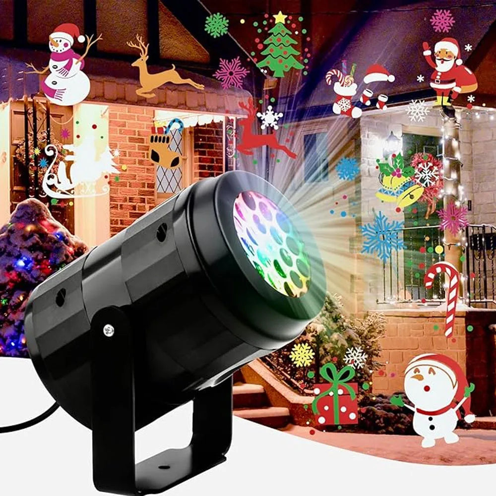 16 pattern Christmas projector light view 3