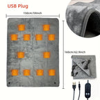 USB heated sleeping bag liner detail 1