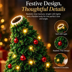 USB Christmas projector light with festive projection examples
