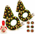 USB Christmas projector set with interchangeable festive designs