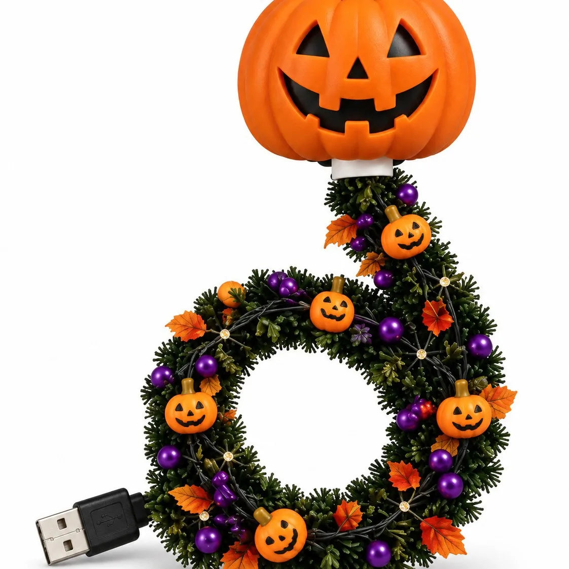 USB projector light in Halloween pumpkin style
