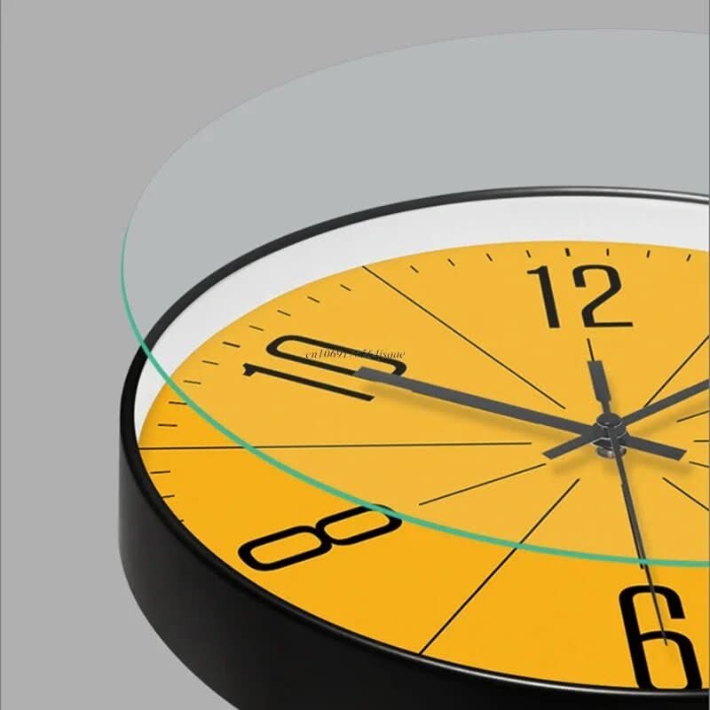 Wall Clock | Quiet Quartz Nordic Design, Plastic And Glass, Four Styles