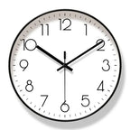 Wall Clock | Quiet Quartz Nordic Design, Plastic And Glass, Four Styles