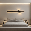 Wall Sconce | Minimalist Linear Integrated LED, Metal, Black White Or Gold